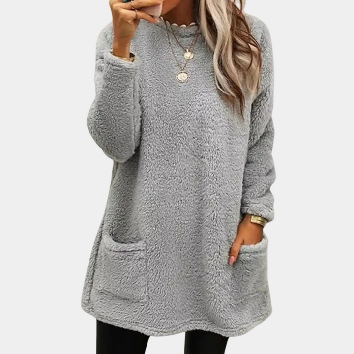 Angelika | Sweat-shirt décontracté et confortable avec poches