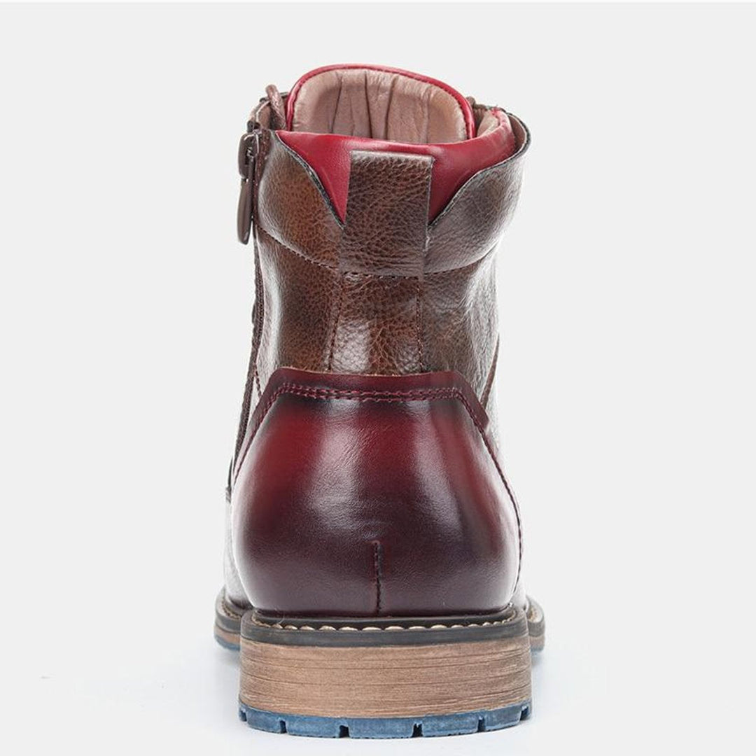 Felix | Bottines orthopédiques raffinées et confortables en cuir pour hommes, style Oxford