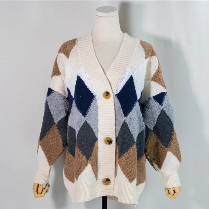 Sofia | Soft And Elegant Oversized Button Knit Cardigan