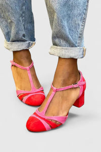 Alice | Scarpe con tacco eleganti e sofisticate a contrasto
