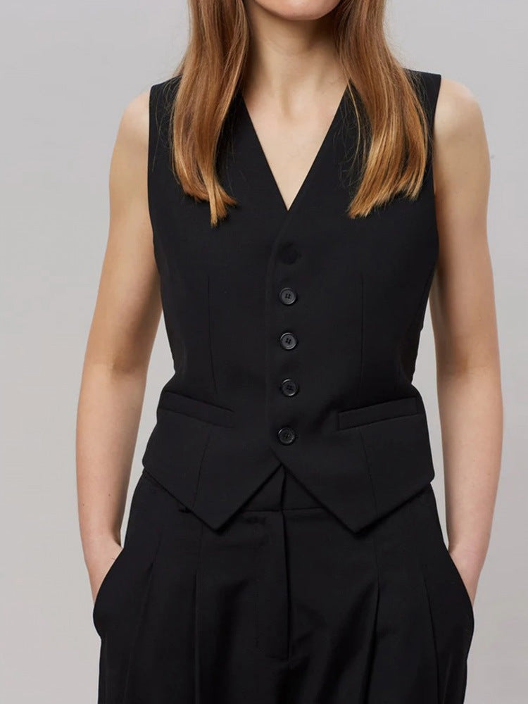 Clara | Gilet tailleur chic et sophistiqué pour femme