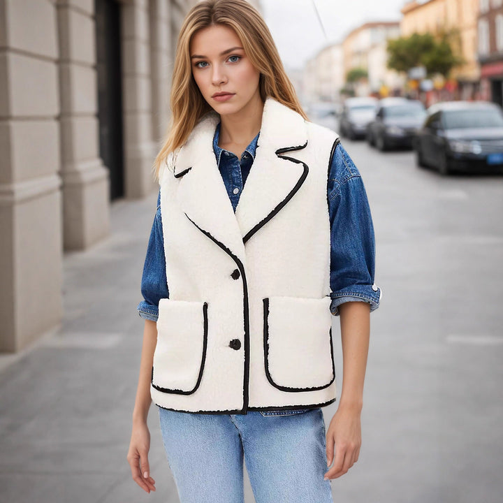 Emma | Gilet utility in bouclé elegante e confortevole