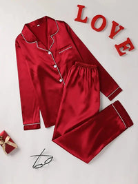 Isla | Elegant And Soft Women's Satin Pajama Set