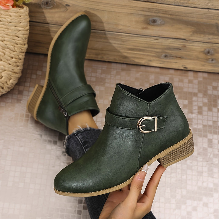 Eliana | Bottines Chelsea élégantes à bride à boucle