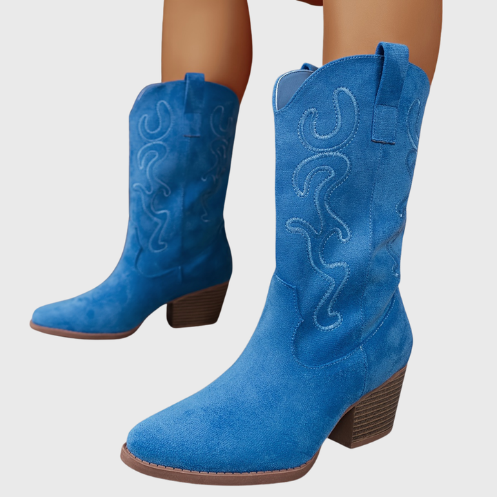 Aurelia | Bottes de cowboy à tige large, confortables et élégantes