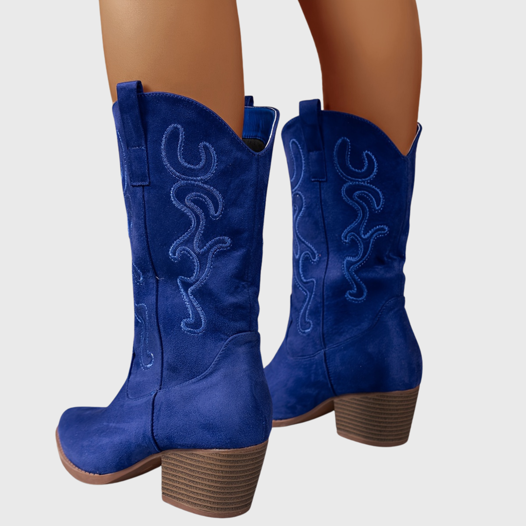 Aurelia | Bottes de cowboy à tige large, confortables et élégantes