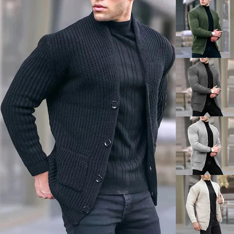 Victor | Moderner und lässiger Utility-Strickcardigan