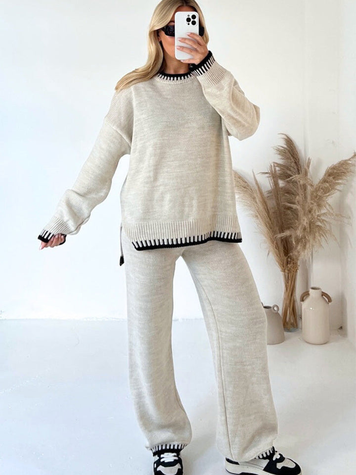 Stella | Completo due pezzi da donna in maglia caldo e alla moda