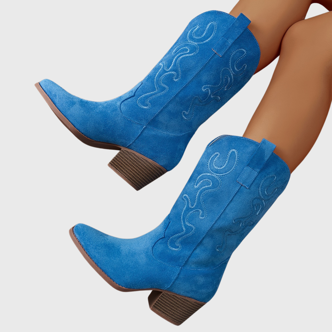 Aurelia | Bottes de cowboy à tige large, confortables et élégantes