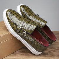 Benjamin | Modern and Sophisticated Textured Monk-Strap Loafers