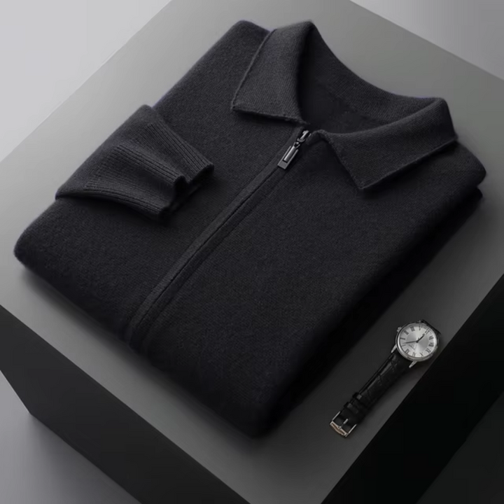 Victor | Cardigan in maglia moderno e confortevole con cerniera integrale