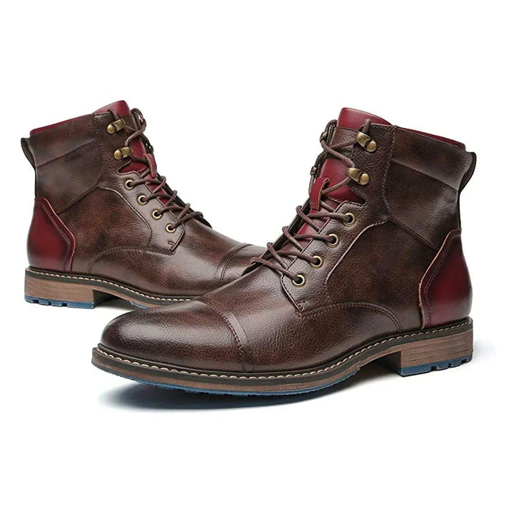 Felix | Bottines orthopédiques raffinées et confortables en cuir pour hommes, style Oxford