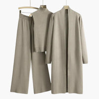 Doreen | Soft and Versatile Women's Three-Piece Knit Set